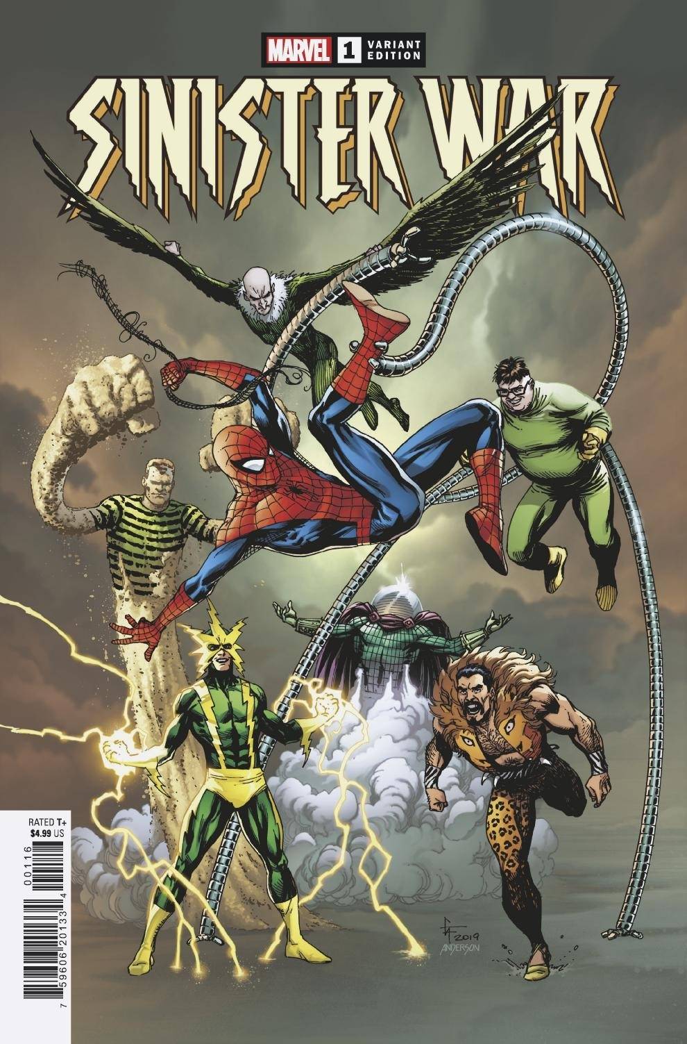 MARVEL COMICS COMIC BOOK SINISTER WAR #1 (OF 4) FRANK VAR