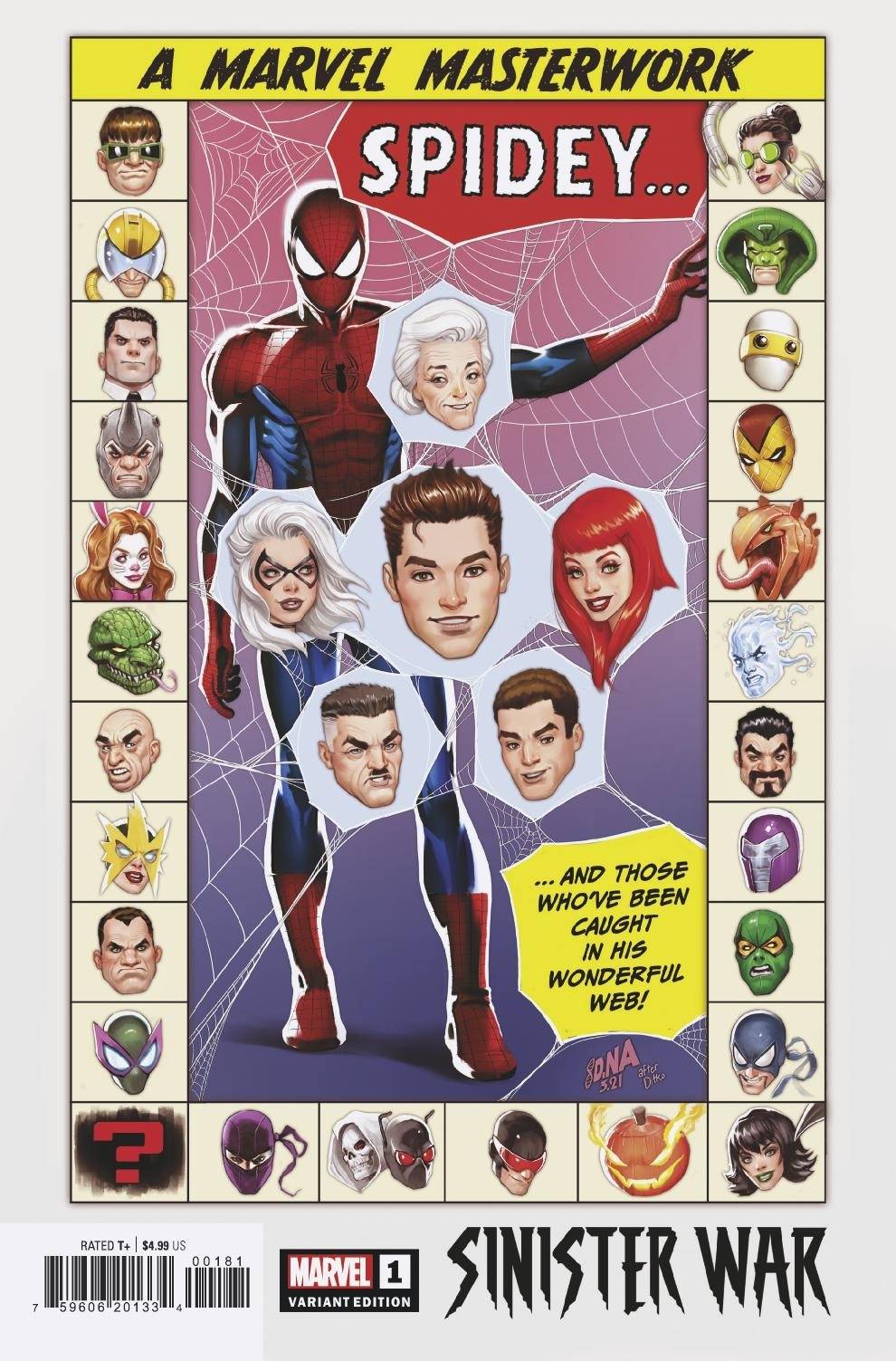 MARVEL COMICS COMIC BOOK SINISTER WAR #1 (OF 4) NAKAYAMA HOMAGE VAR