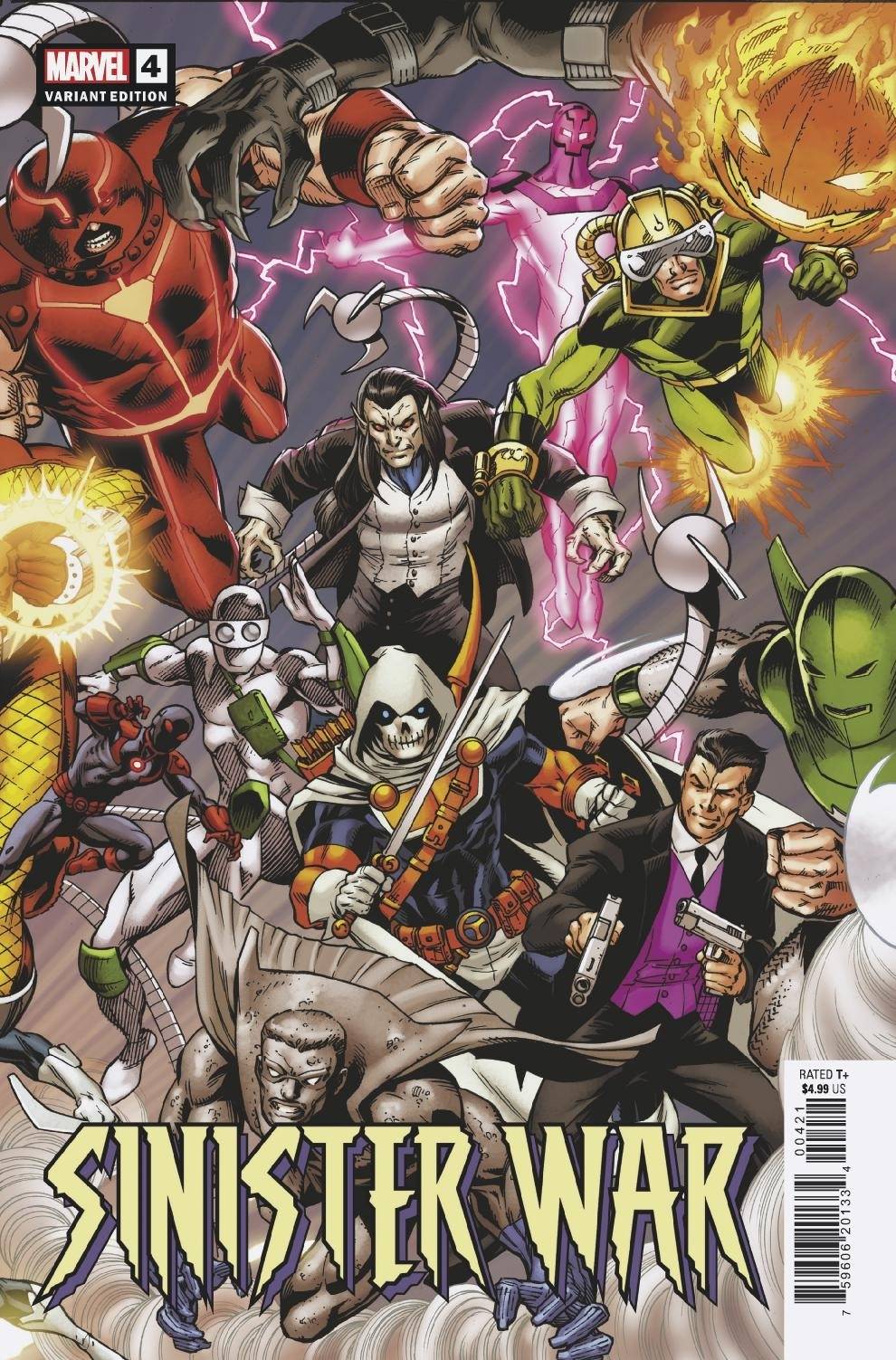 MARVEL COMICS COMIC BOOK SINISTER WAR #4 (OF 4) BAGLEY CONNECTING VAR