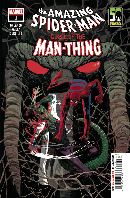 MARVEL COMICS COMIC BOOK SPIDER-MAN CURSE OF MAN-THING #1