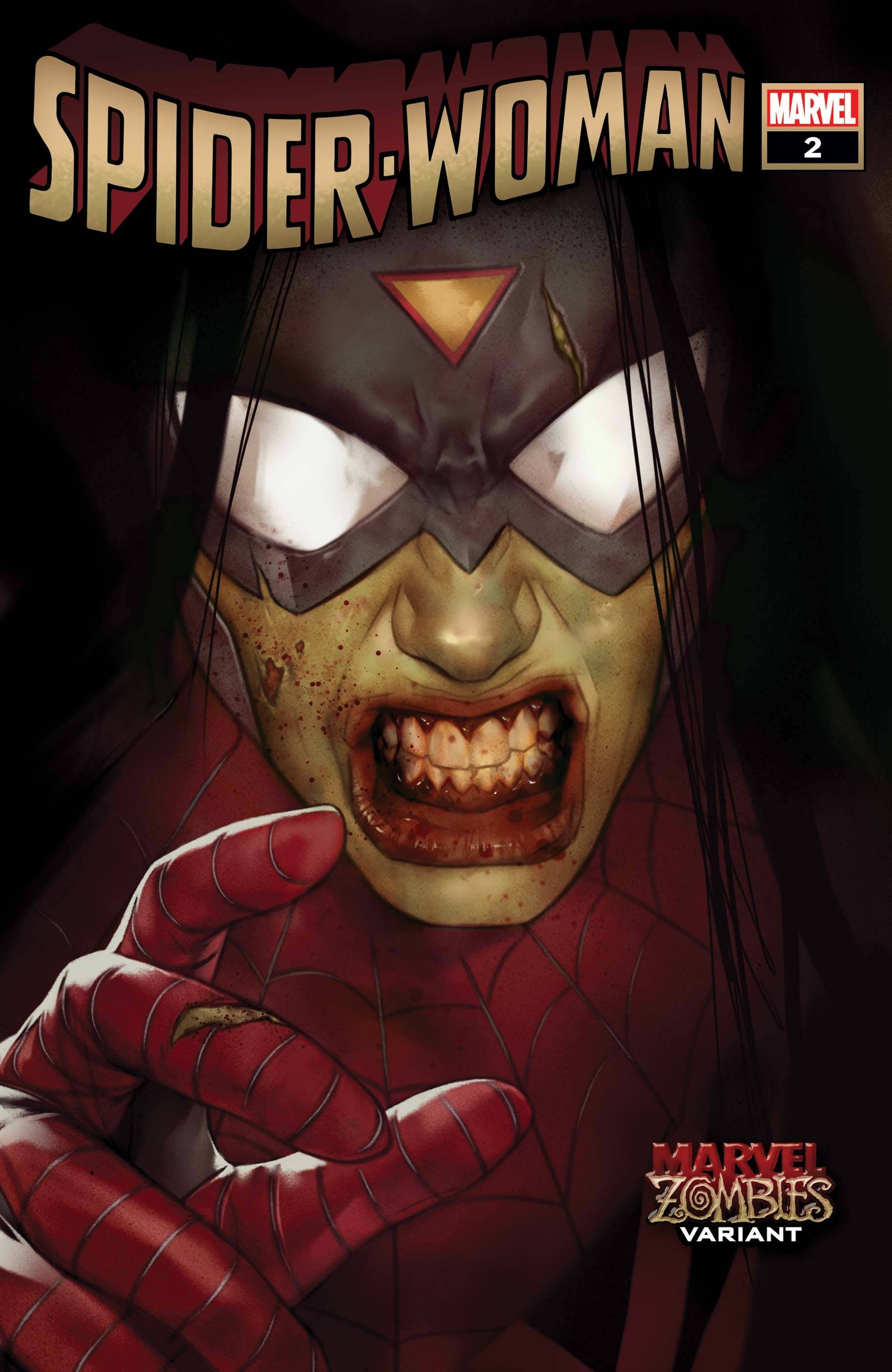 MARVEL COMICS COMIC BOOK SPIDER-WOMAN #2 OLIVER MARVEL ZOMBIES VAR