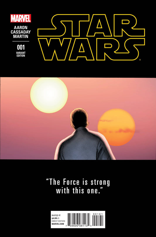 MARVEL COMICS COMIC BOOK STAR WARS #1 CASSADAY TEASER VARIANT