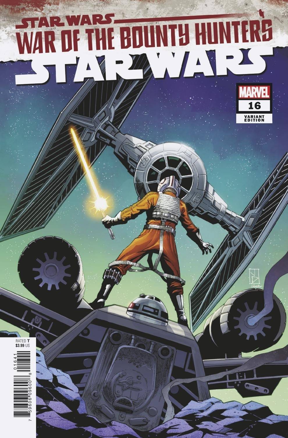 MARVEL COMICS COMIC BOOK STAR WARS #16 DUURSEMA VAR WOBH
