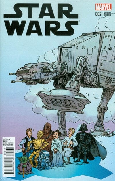 MARVEL COMICS COMIC BOOK STAR WARS #2 ARAGONES VARIANT
