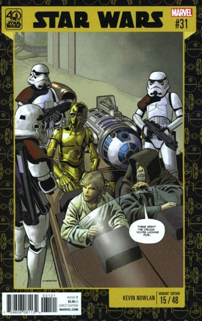 MARVEL COMICS COMIC BOOK STAR WARS #31 LAND 40TH ANNIVERSARY VAR