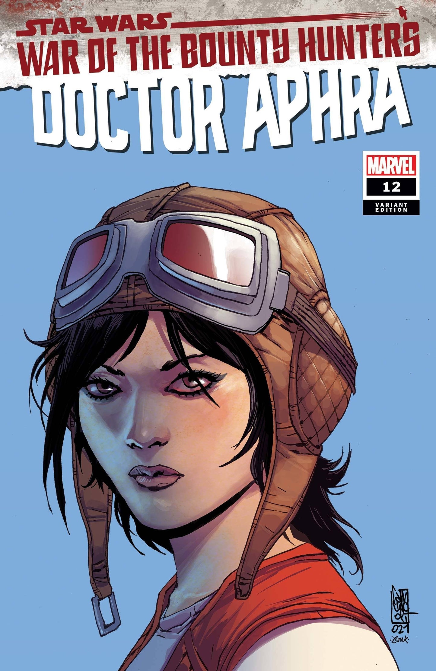 MARVEL COMICS COMIC BOOK STAR WARS DOCTOR APHRA #12 CAMUNCOLI HEADSHOT VAR WOBH
