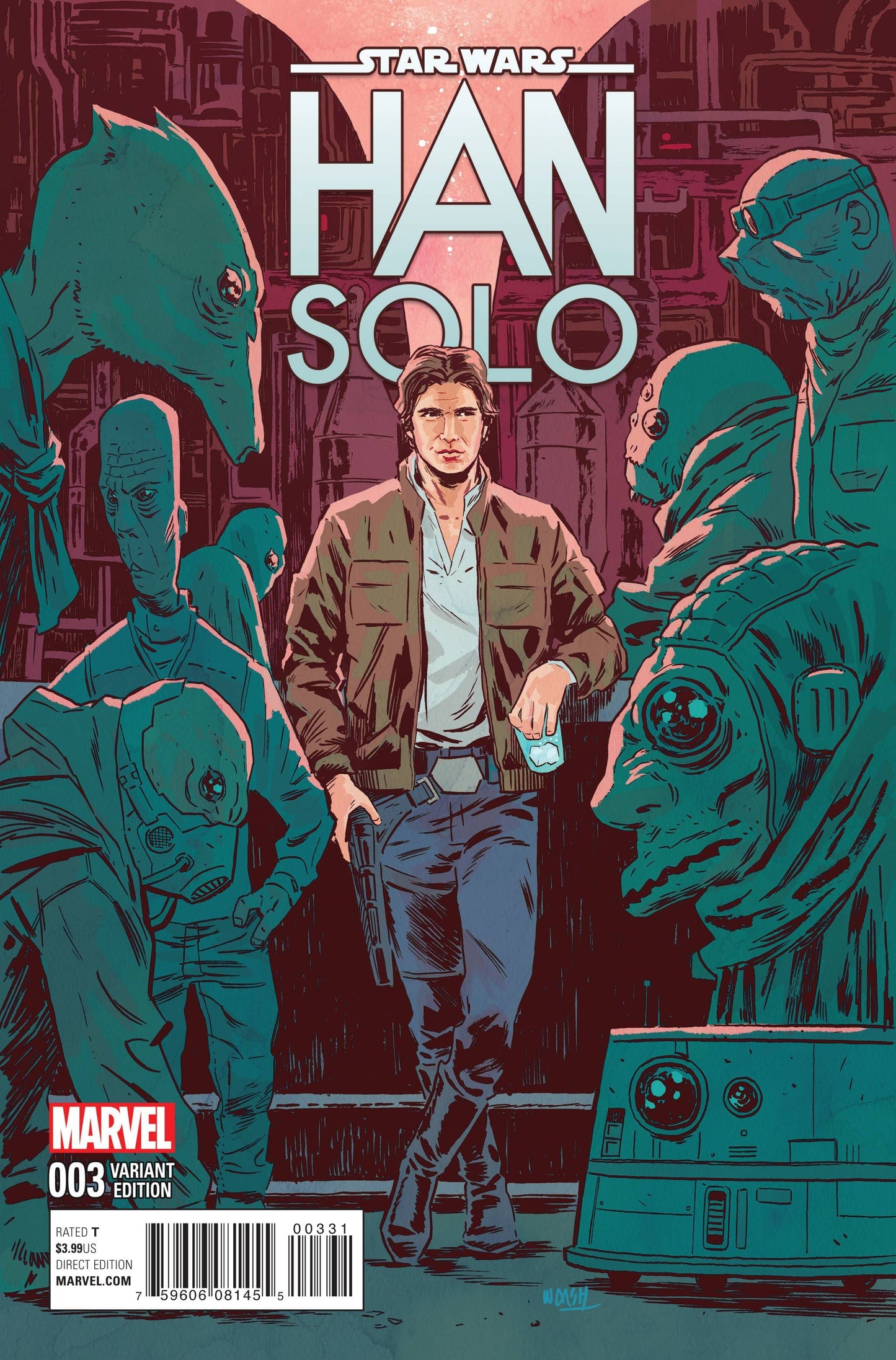 MARVEL COMICS COMIC BOOK STAR WARS HAN SOLO #3 (OF 5) VARIANT