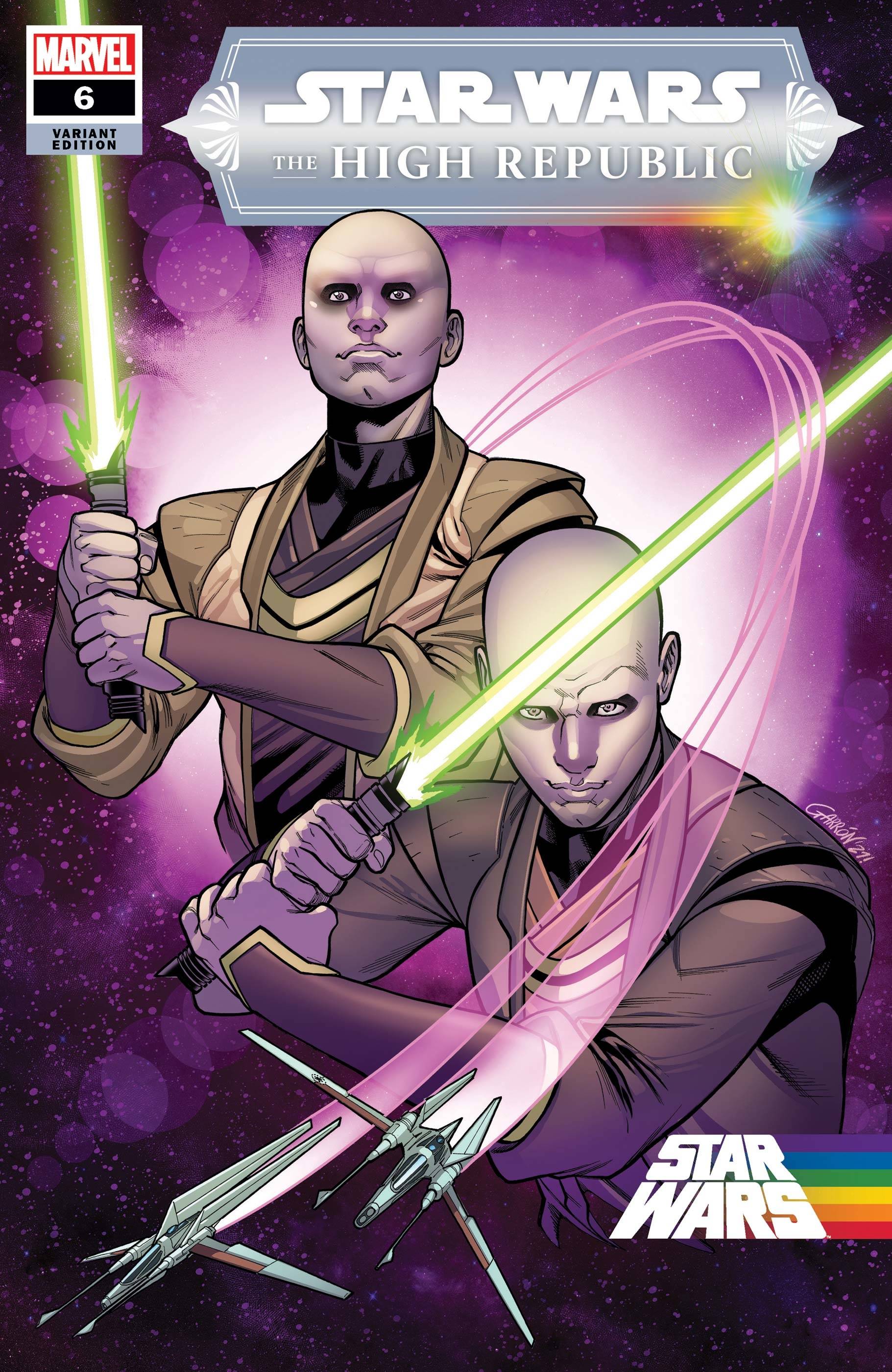 MARVEL COMICS COMIC BOOK STAR WARS HIGH REPUBLIC #6 GARRON PRIDE VAR