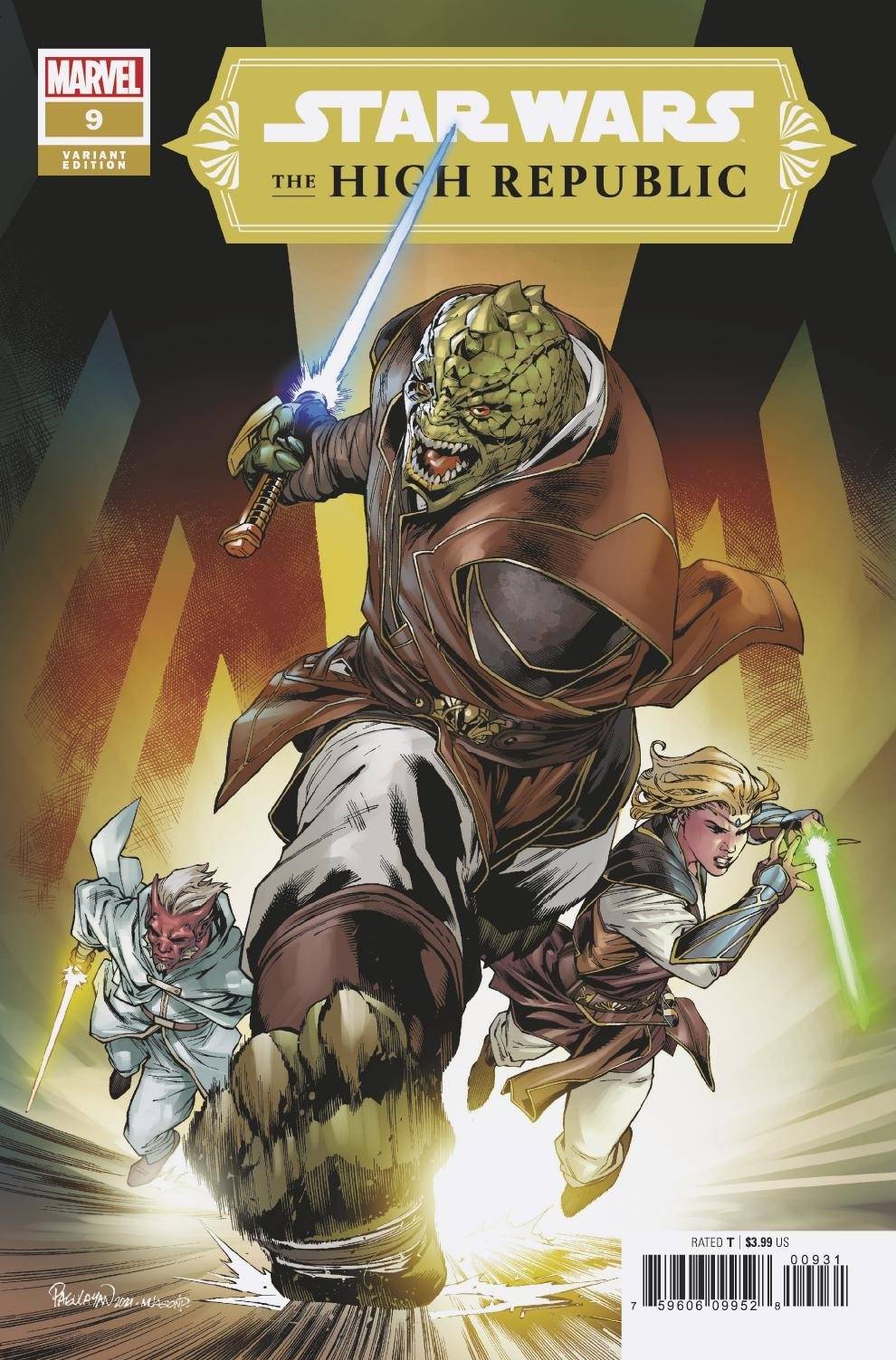 MARVEL COMICS COMIC BOOK STAR WARS HIGH REPUBLIC #9 PAGULAYAN VAR