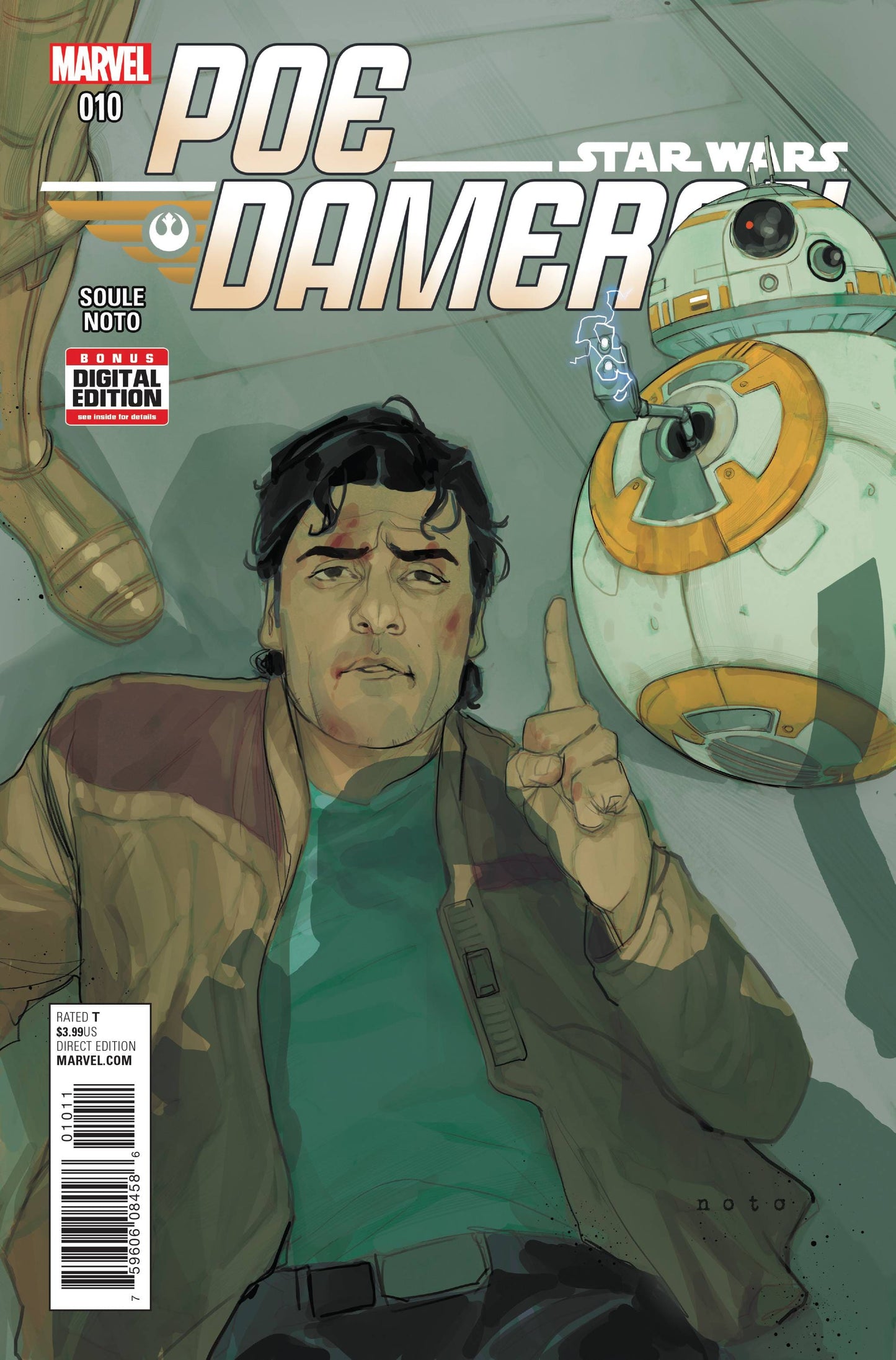 MARVEL COMICS COMIC BOOK STAR WARS POE DAMERON #10 FINE
