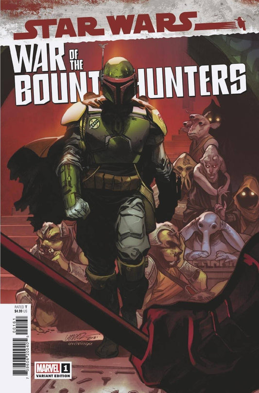 MARVEL COMICS COMIC BOOK STAR WARS WAR BOUNTY HUNTERS #1 (OF 5) LARRAZ VAR