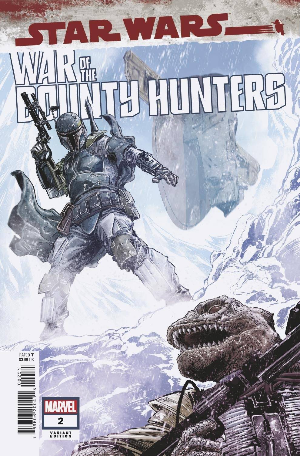 MARVEL COMICS COMIC BOOK STAR WARS WAR BOUNTY HUNTERS #2 (OF 5) CHECCHETTO VAR