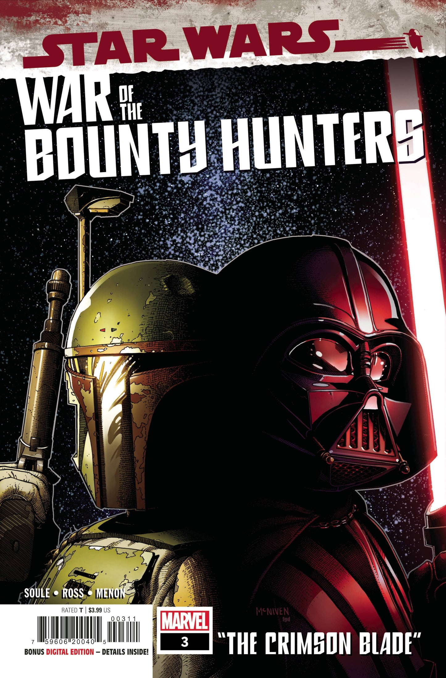 MARVEL COMICS COMIC BOOK STAR WARS WAR BOUNTY HUNTERS #3 (OF 5)