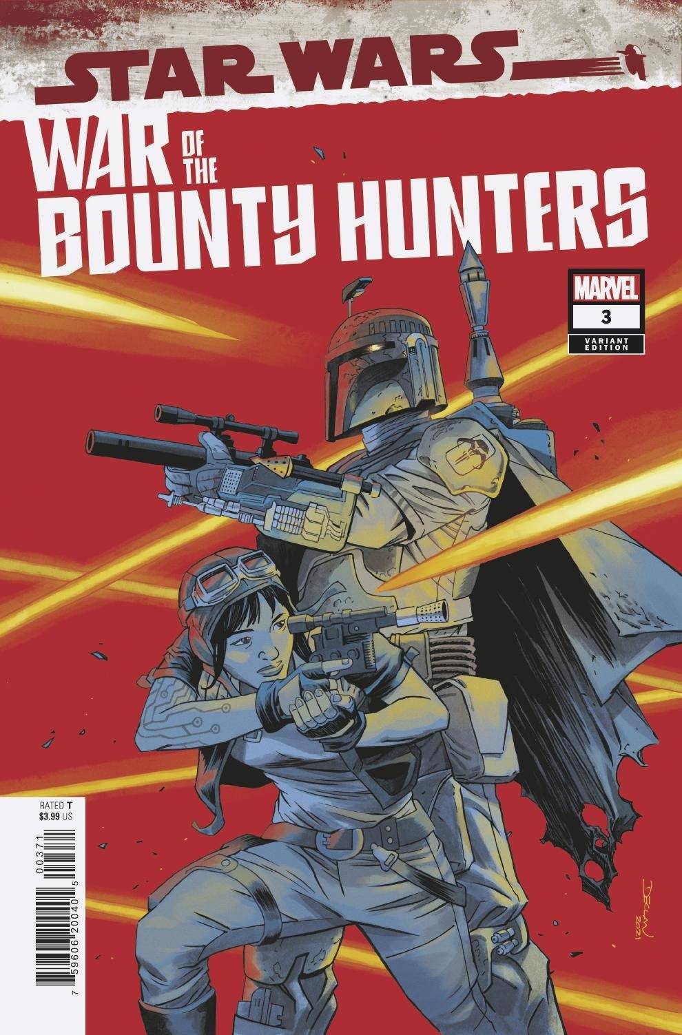 MARVEL COMICS COMIC BOOK STAR WARS WAR BOUNTY HUNTERS #3 (OF 5) SHALVEY VAR