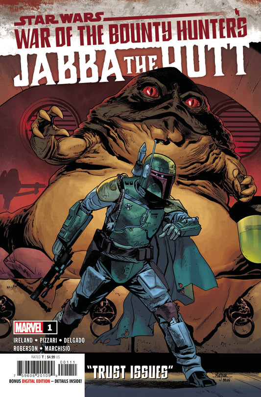MARVEL COMICS COMIC BOOK STAR WARS WAR BOUNTY HUNTERS JABBA HUTT #1