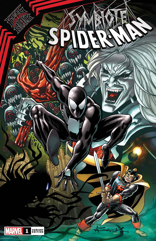 MARVEL COMICS comic book SYMBIOTE SPIDER-MAN KING IN BLACK #1 SAVIUK VAR