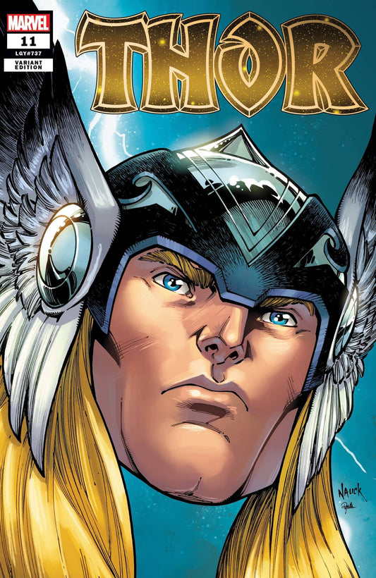 MARVEL COMICS COMIC BOOK THOR #11 NAUCK HEADSHOT VAR