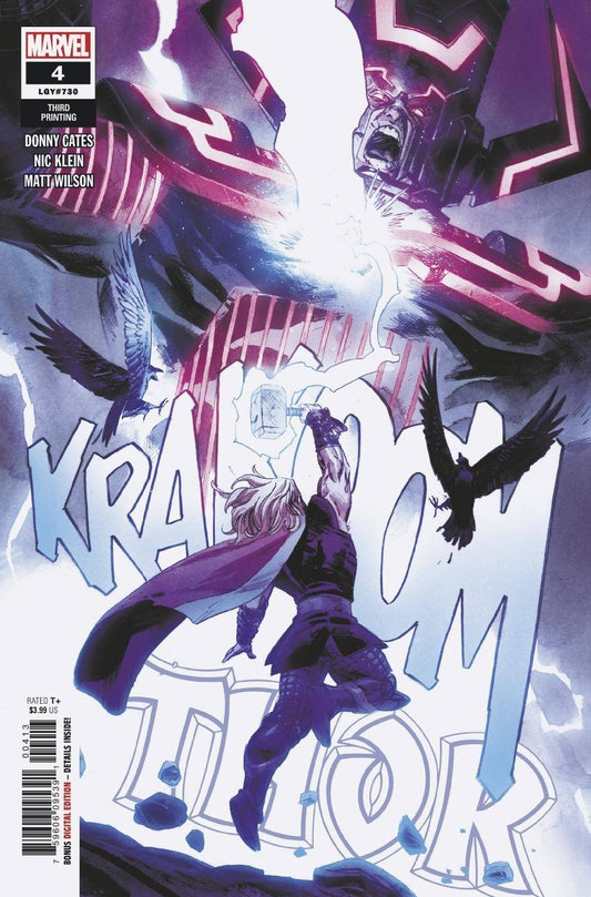 MARVEL COMICS COMIC BOOK THOR #4 3RD PTG KLEIN VAR