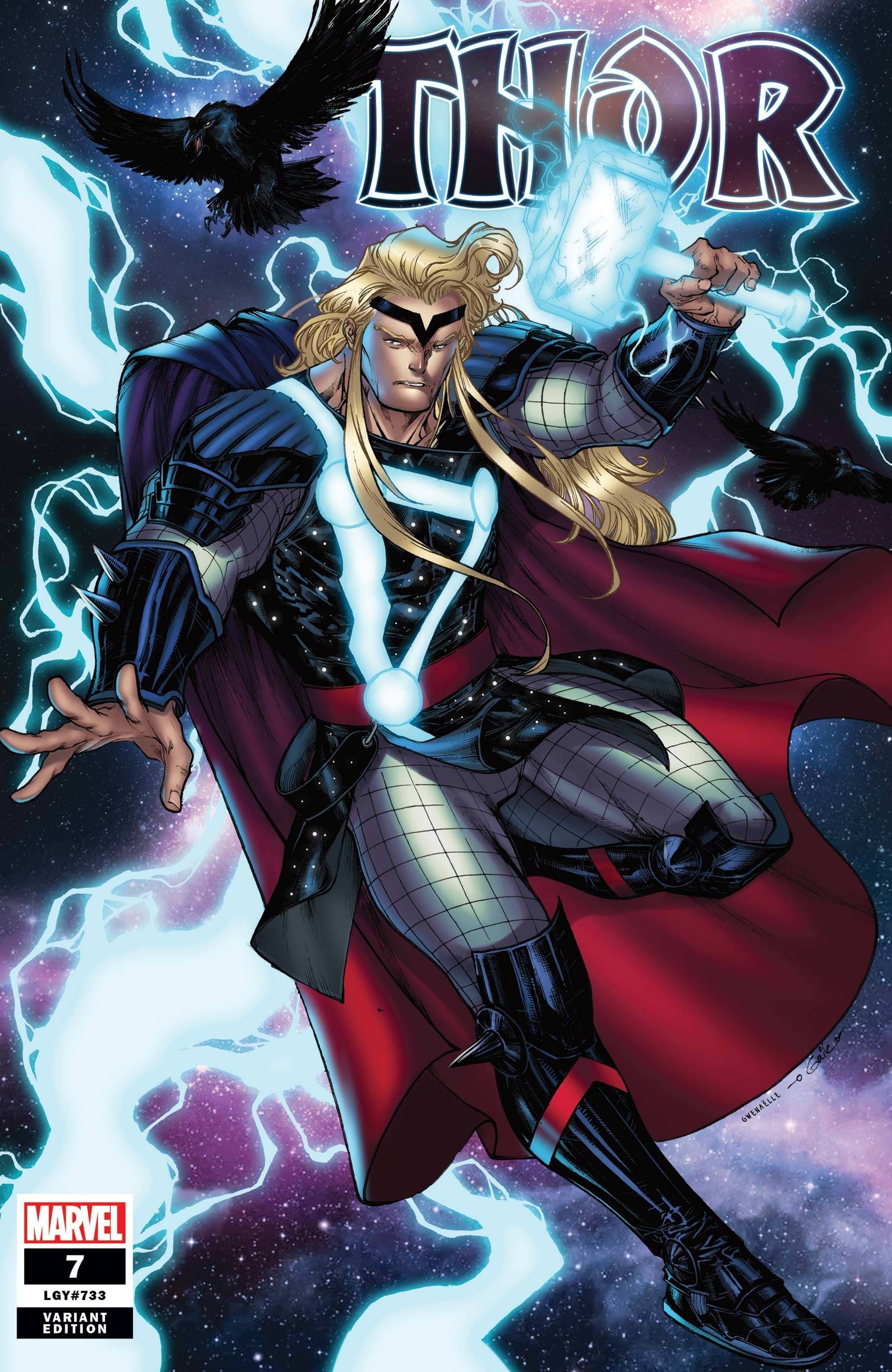 MARVEL COMICS comic book THOR #7 SHARP VAR 1in25