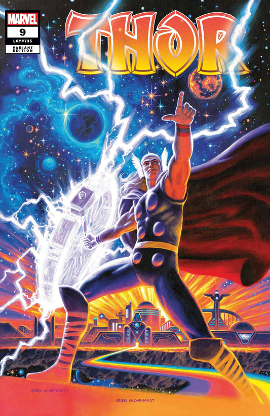 MARVEL COMICS COMIC BOOK THOR #9 HILDEBRANDT VAR