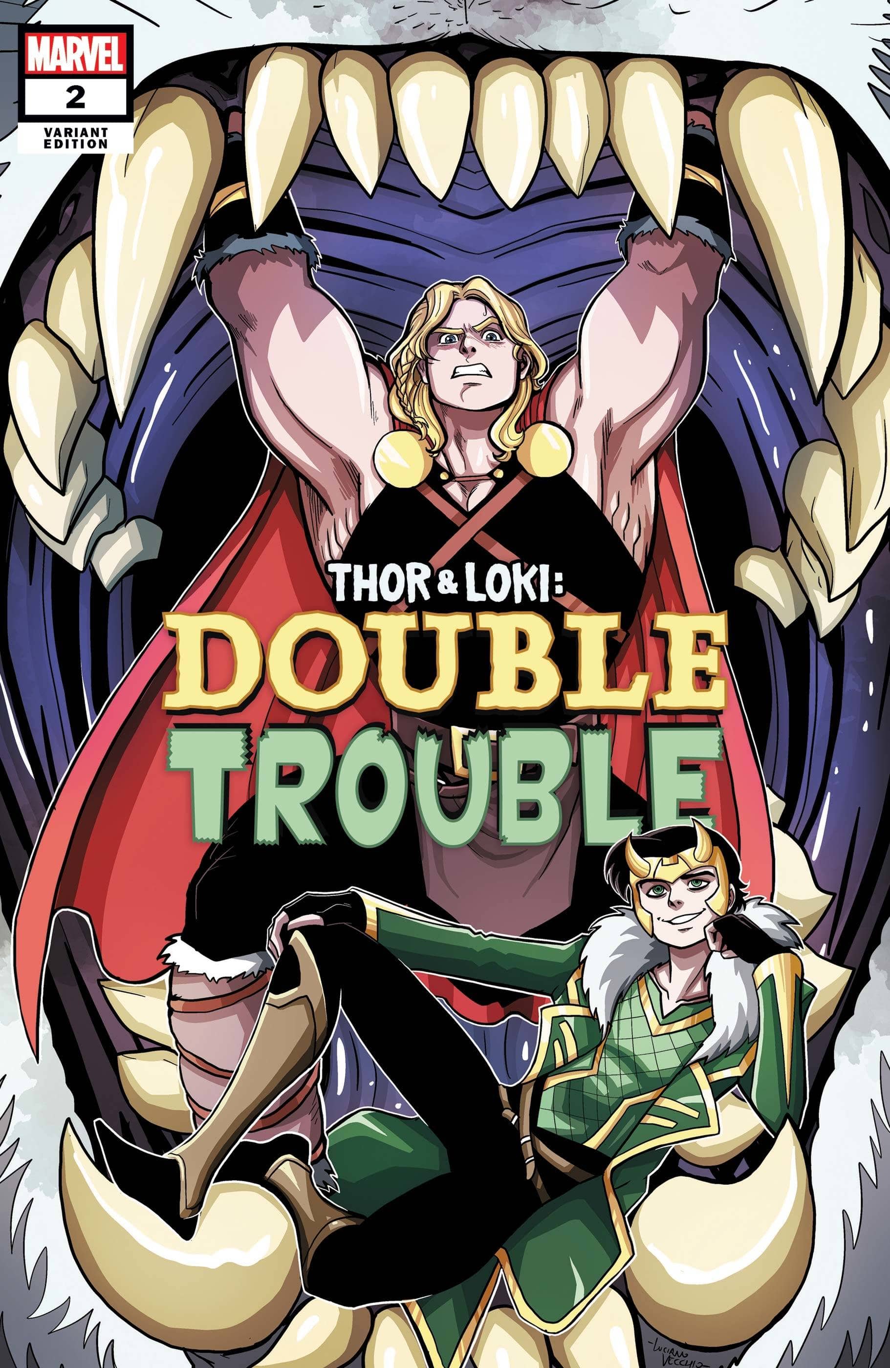 MARVEL COMICS COMIC BOOK THOR AND LOKI DOUBLE TROUBLE #2 (OF 4) VECCHIO VAR