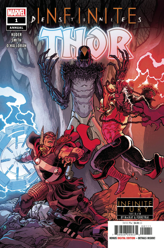 MARVEL COMICS COMIC BOOK THOR ANNUAL #1 INFD