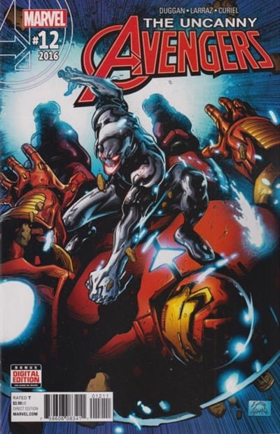MARVEL COMICS COMIC BOOK UNCANNY AVENGERS #12