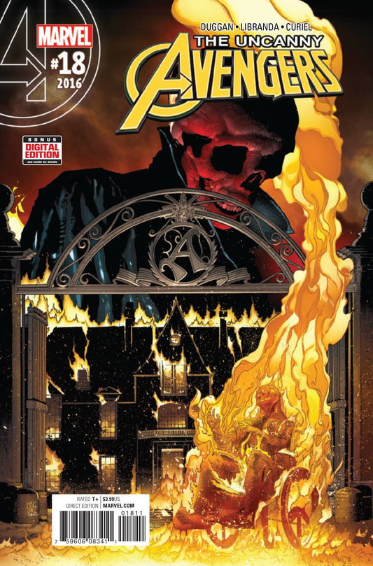 MARVEL COMICS COMIC BOOK UNCANNY AVENGERS #18