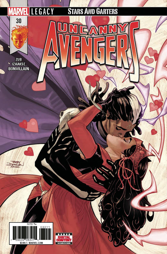 MARVEL COMICS COMIC BOOK UNCANNY AVENGERS #30 LEG