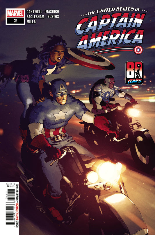 MARVEL COMICS COMIC BOOK UNITED STATES CAPTAIN AMERICA #2 (OF 5)