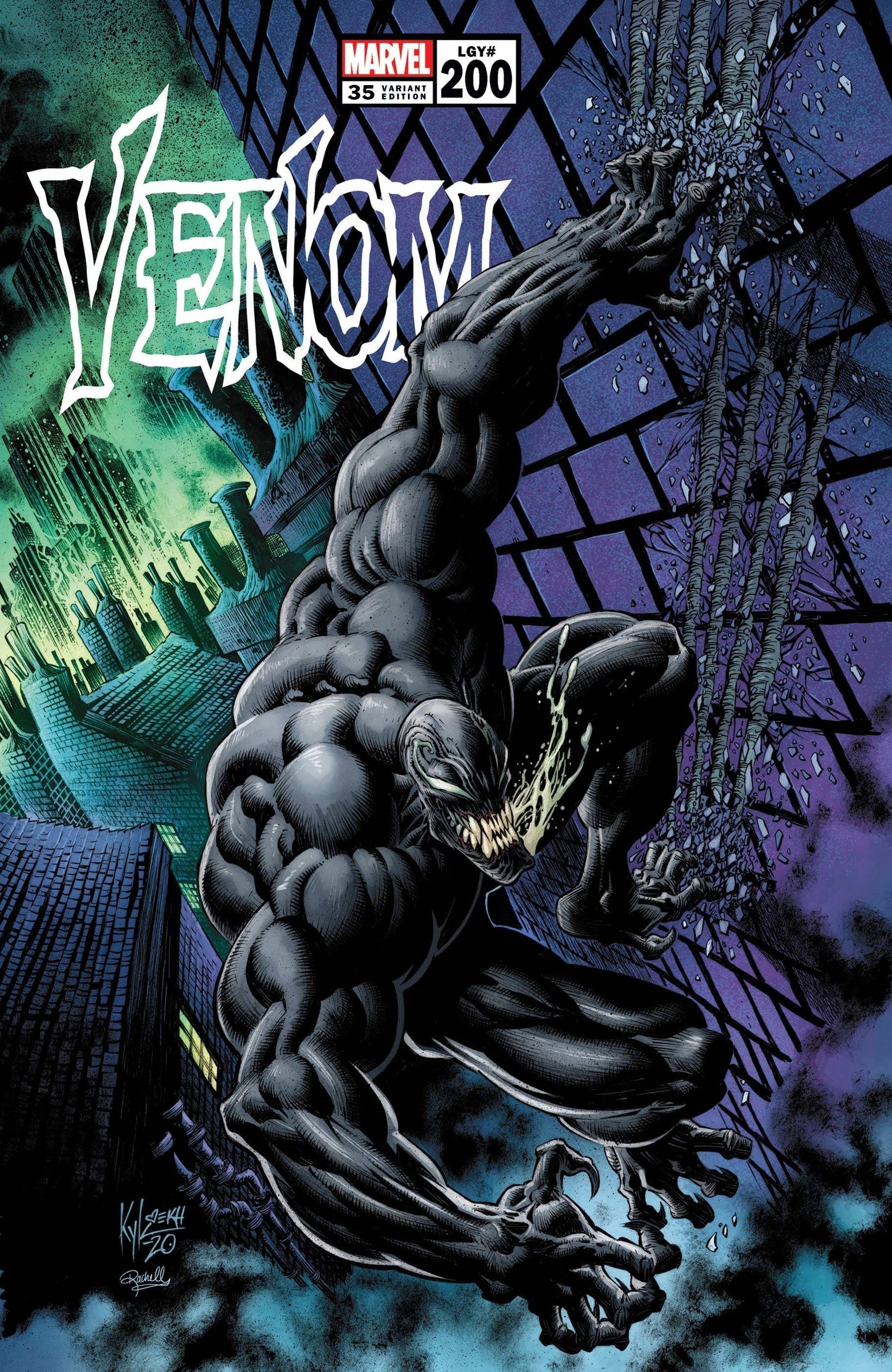 MARVEL COMICS COMIC BOOK VENOM #35 HOTZ HANS VAR 200TH ISSUE