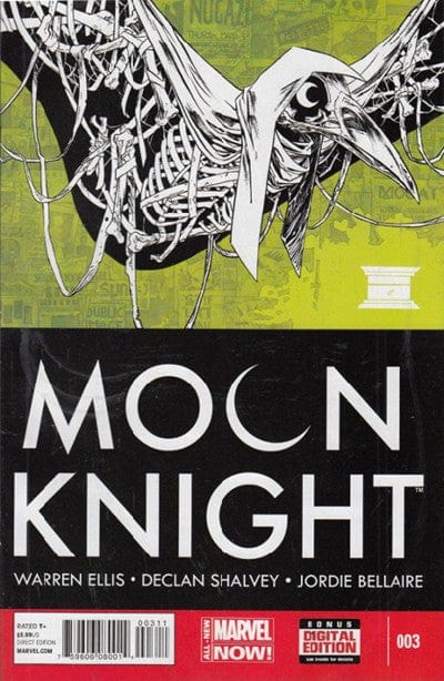 MARVEL COMICS comic book VF+ MOON KNIGHT #3 ANMN