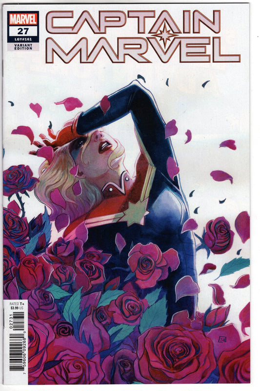 MARVEL COMICS comic book VF/NM CAPTAIN MARVEL #27 VARIANT