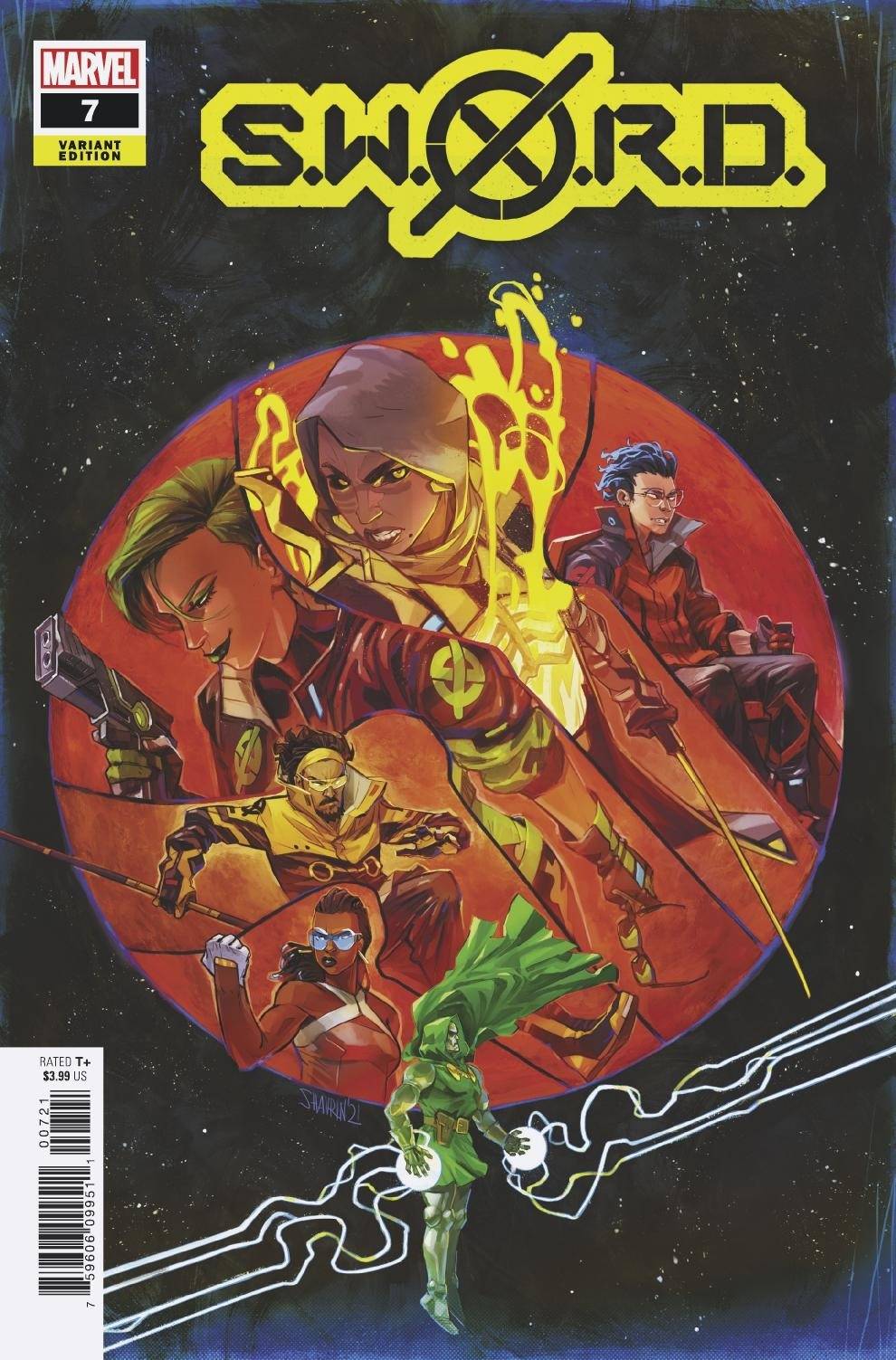 MARVEL COMICS COMIC BOOK VF/NM SWORD #7 SHAVRIN VAR
