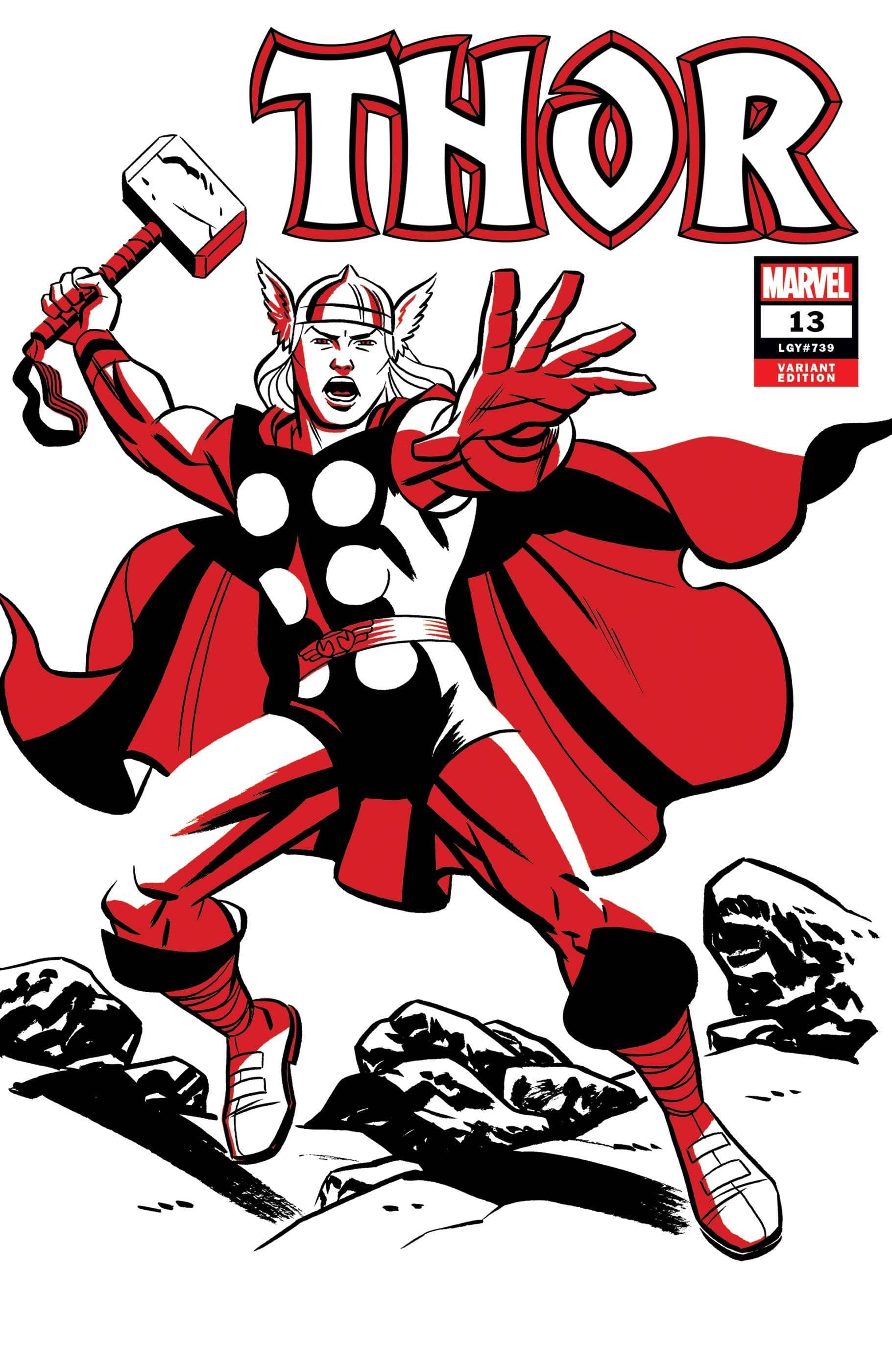 MARVEL COMICS COMIC BOOK VF THOR #13 MICHAEL CHO THOR TWO TONE VAR