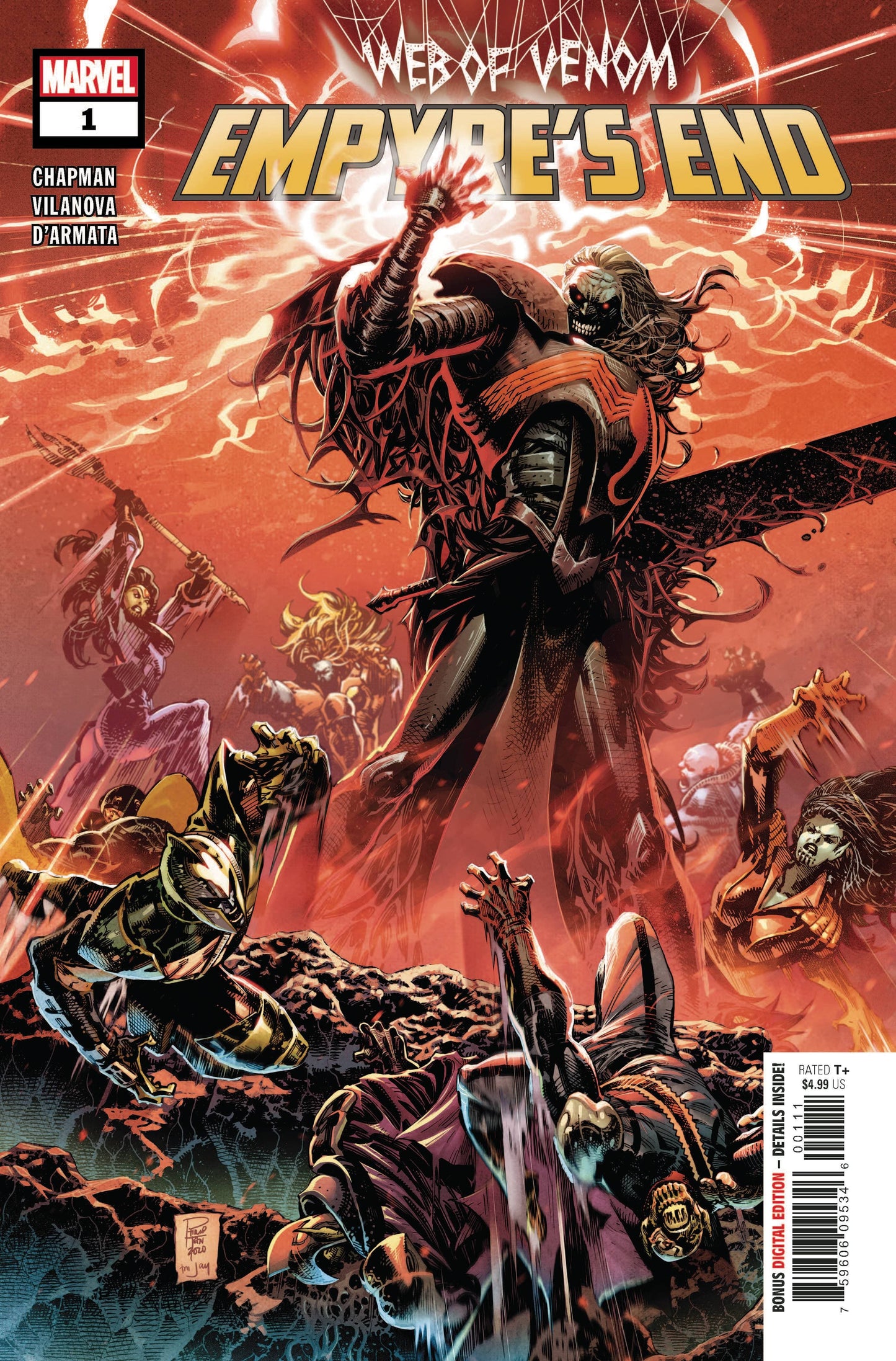 MARVEL COMICS COMIC BOOK WEB OF VENOM EMPYRES END #1