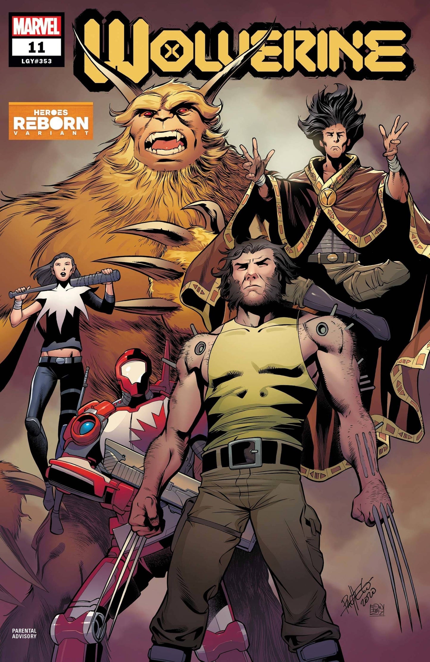 MARVEL COMICS COMIC BOOK WOLVERINE #11 PACHECO REBORN VAR