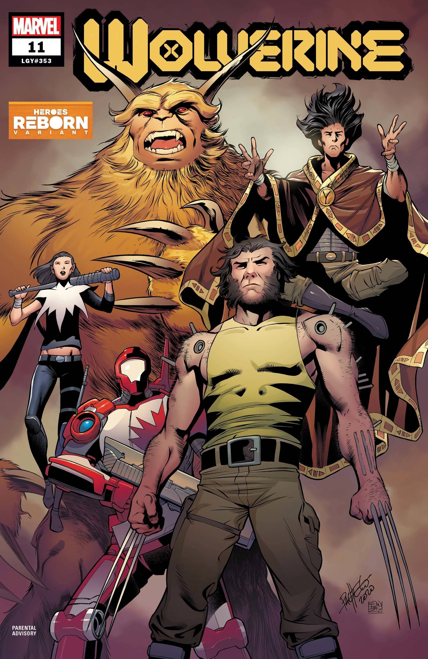 MARVEL COMICS COMIC BOOK WOLVERINE #11 PACHECO REBORN VAR