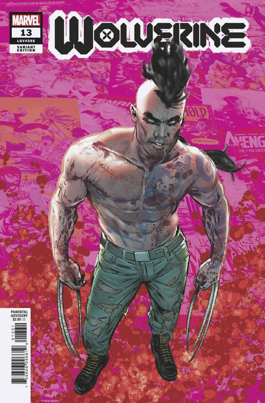 MARVEL COMICS COMIC BOOK WOLVERINE #13 JIMENEZ PRIDE MONTH VAR GALA