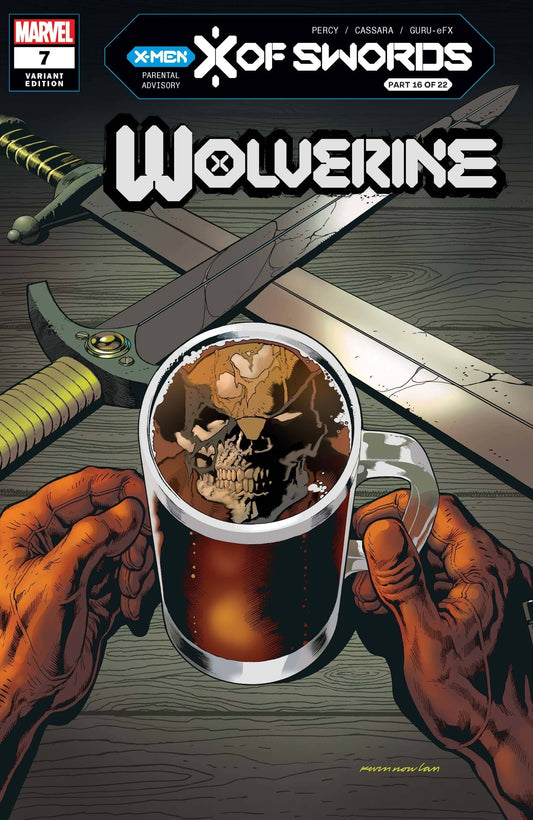 MARVEL COMICS COMIC BOOK WOLVERINE #7 NOWLAN VAR XOS