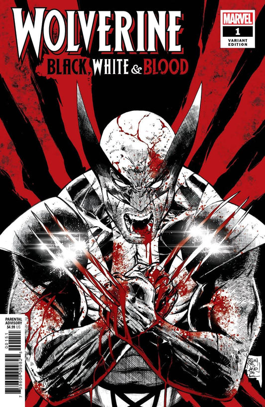 MARVEL COMICS COMIC BOOK WOLVERINE BLACK WHITE BLOOD #1 (OF 4) DANIEL VAR