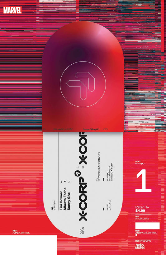 MARVEL COMICS COMIC BOOK X-CORP #1 MULLER DESIGN VAR