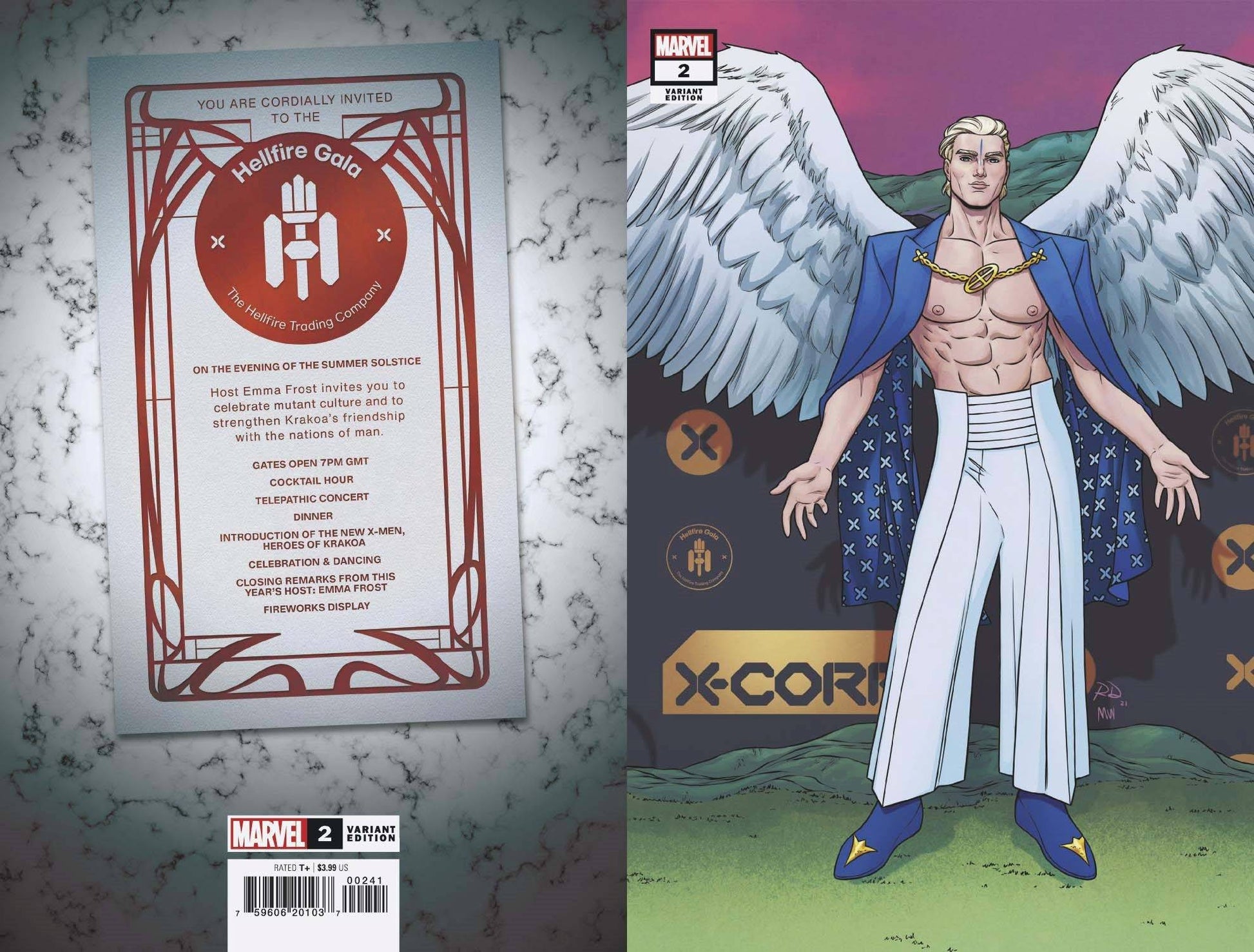 MARVEL COMICS COMIC BOOK X-CORP #2 DAUTERMAN CONNECTING VAR