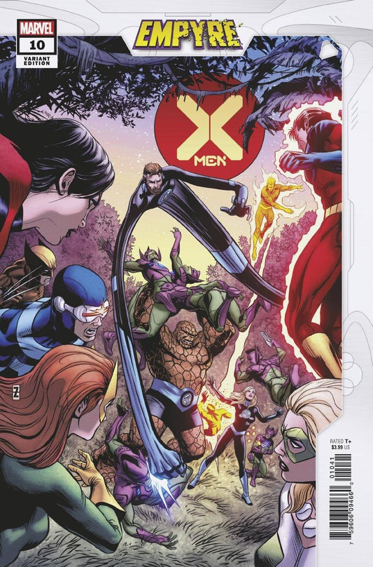 MARVEL COMICS COMIC BOOK X-MEN #10 ZIRCHER CONFRONTATION VAR EMP