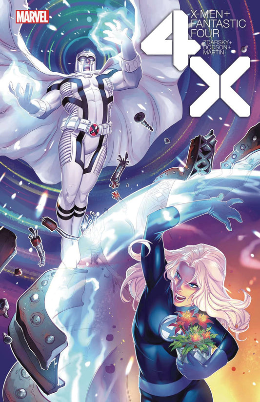 MARVEL COMICS COMIC BOOK X-MEN FANTASTIC FOUR #4 (OF 4) HETRICK FLOWER VAR