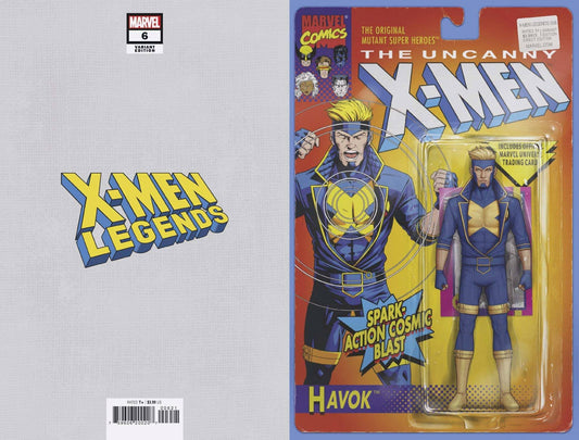 MARVEL COMICS COMIC BOOK X-MEN LEGENDS #6 CHRISTOPHER ACTION FIGURE VAR