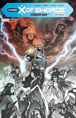 MARVEL COMICS comic book X OF SWORDS CREATION #1 LARRAZ PREMIERE VAR