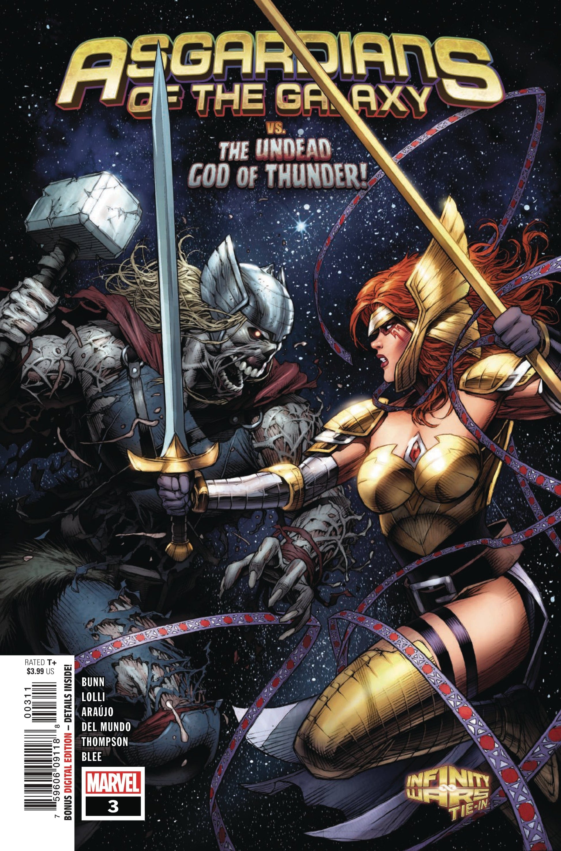 MARVEL COMICS COMIC BOOKS ASGARDIANS OF THE GALAXY #3