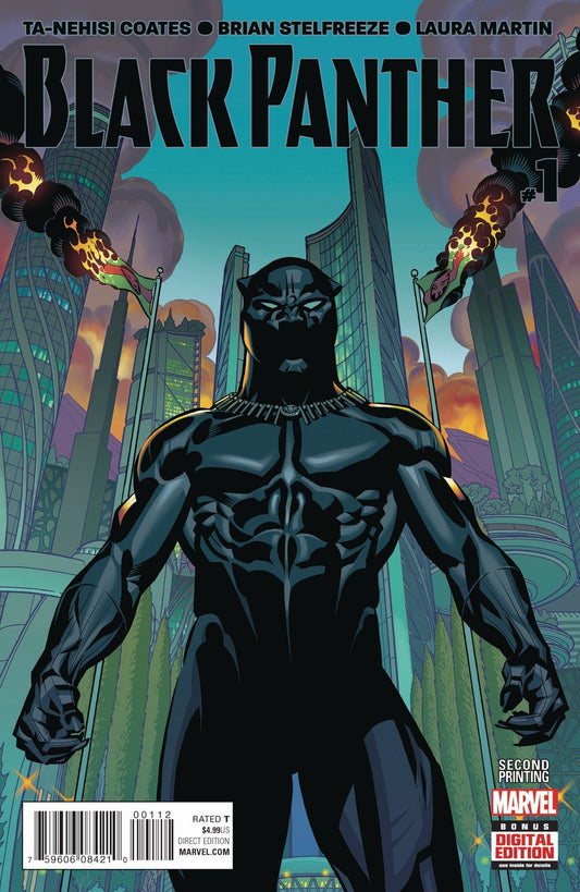 MARVEL COMICS Comics BLACK PANTHER #1 STELFREEZE 2ND PTG VAR