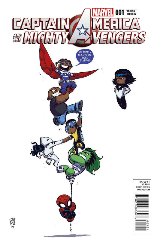 MARVEL COMICS Comics CAPTAIN AMERICA AND MIGHTY AVENGERS #1 YOUNG VAR AXIS